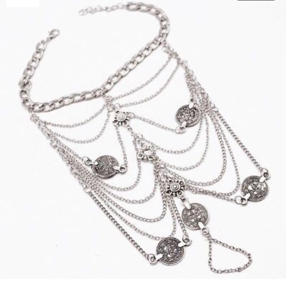 Vintage boho beach sandal foot&ankle chain - Picture 7 of 8